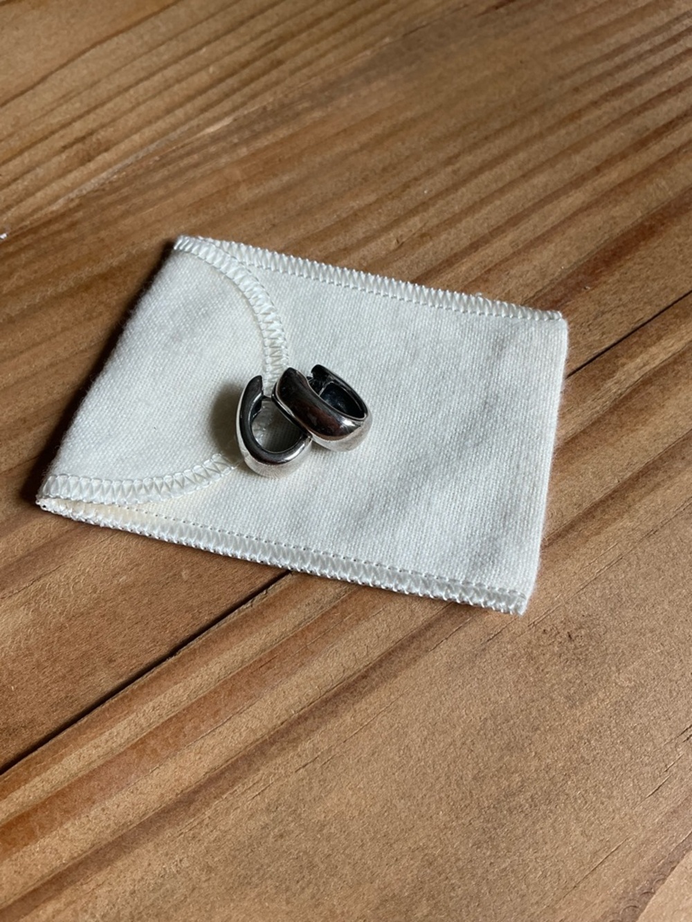 James Avery Chunky Silver Hoop Earrings - Sterling